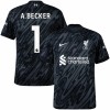 Officiële Voetbalshirt Doelman Liverpool A. Becker 1 2024-25 Zwarte - Heren